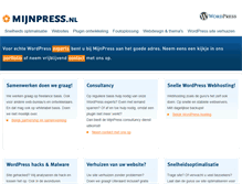 Tablet Screenshot of mijnpress.nl